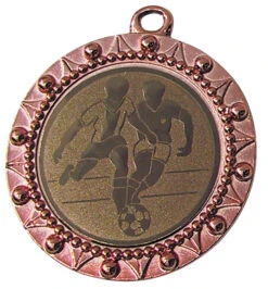 "Turnier Medaille, Bronze »STANDARD-RELIEF«, 4 Alternative Bänderfarben"