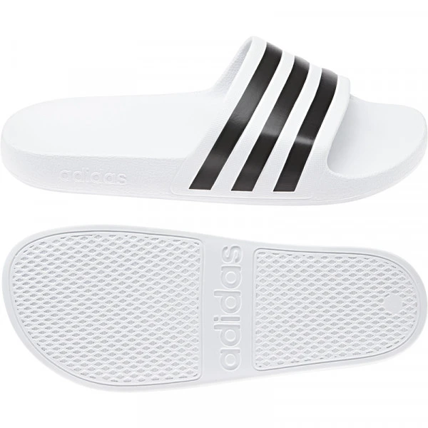 ADIDAS »Adilette Aqua Slipper White«
